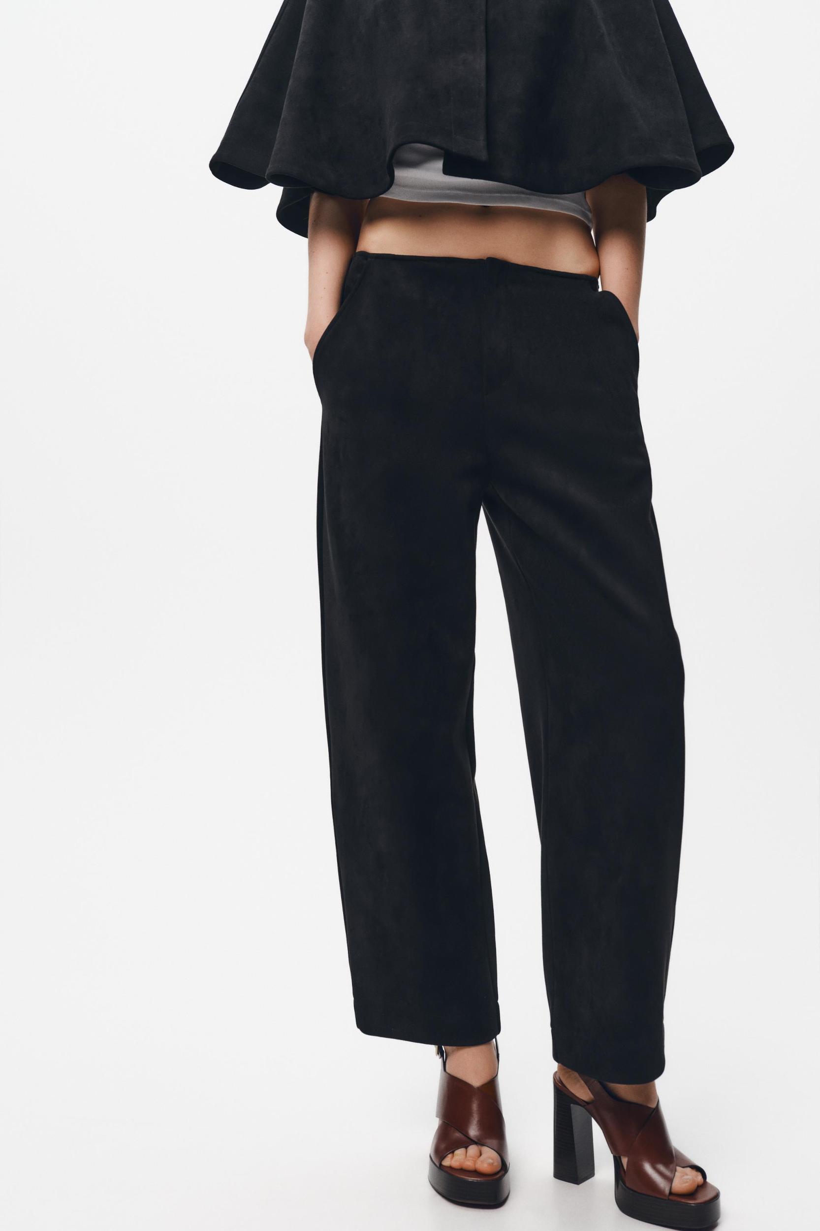 FAUX SUEDE PANTS Product Image