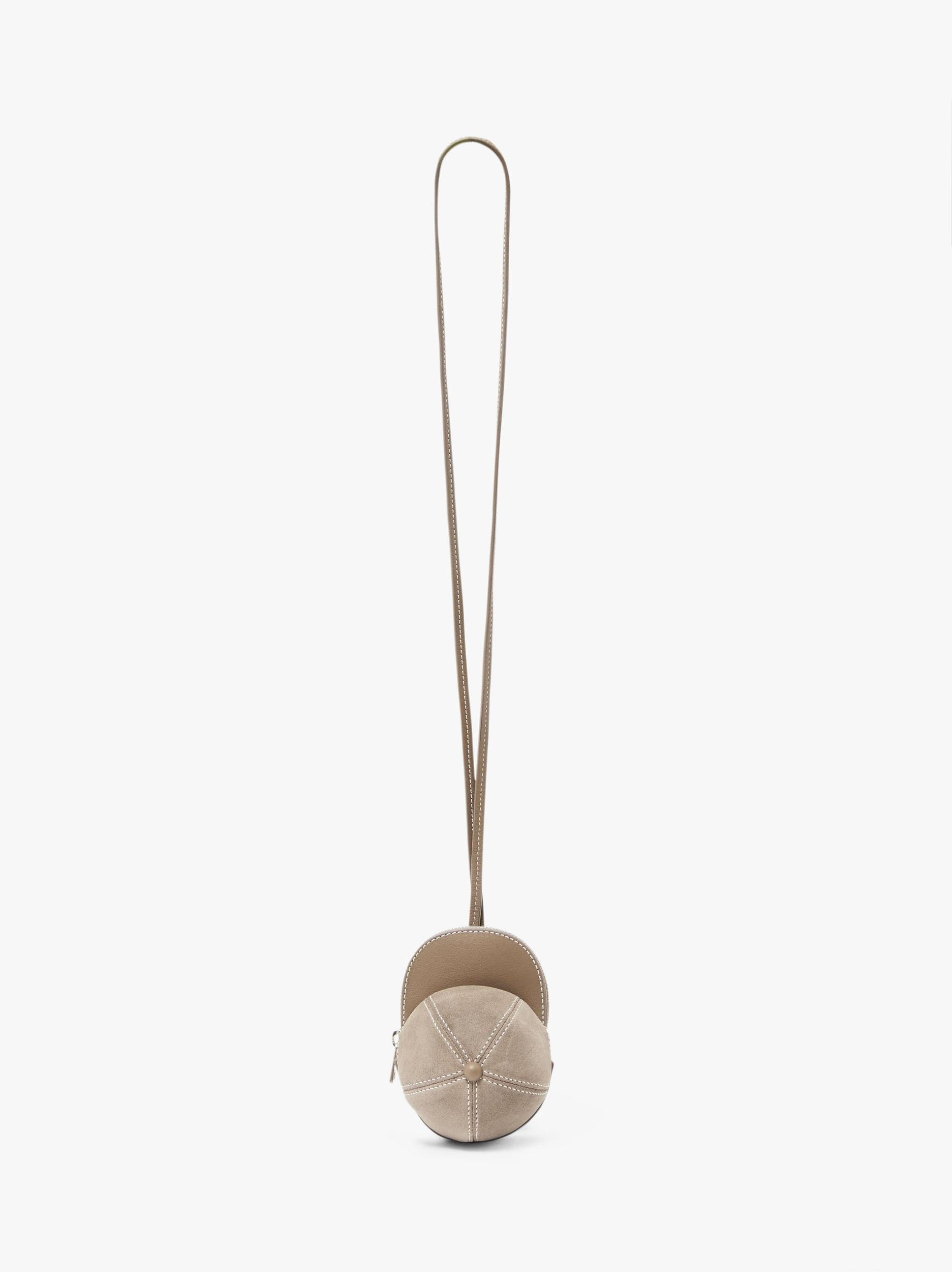 MINI CAP BAG - SUEDE CROSSBODY BAG Product Image