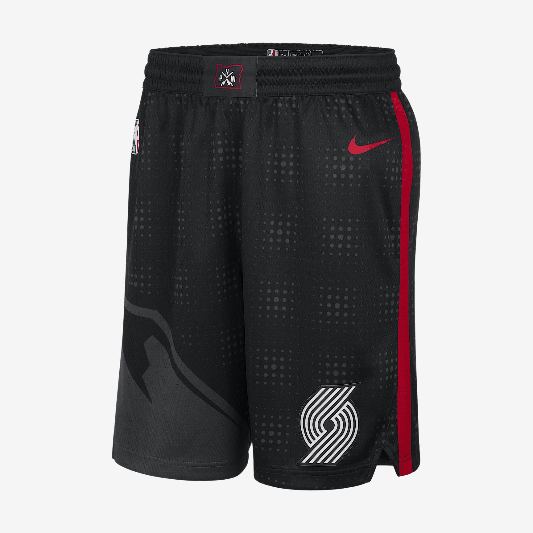 Portland Trail Blazers 2024/25 City Edition Men's Nike Dri-FIT NBA Swingman Shorts Product Image