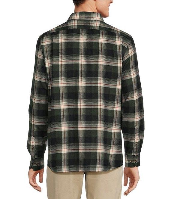 Hart Schaffner Marx Dark Ombre Plaid Long Sleeve Sportshirt Product Image