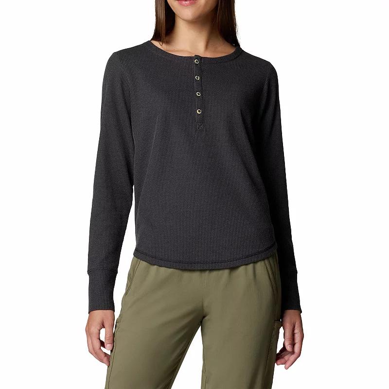 Women's Columbia Blue Point Fall Long Sleeve Henley,  Product Image