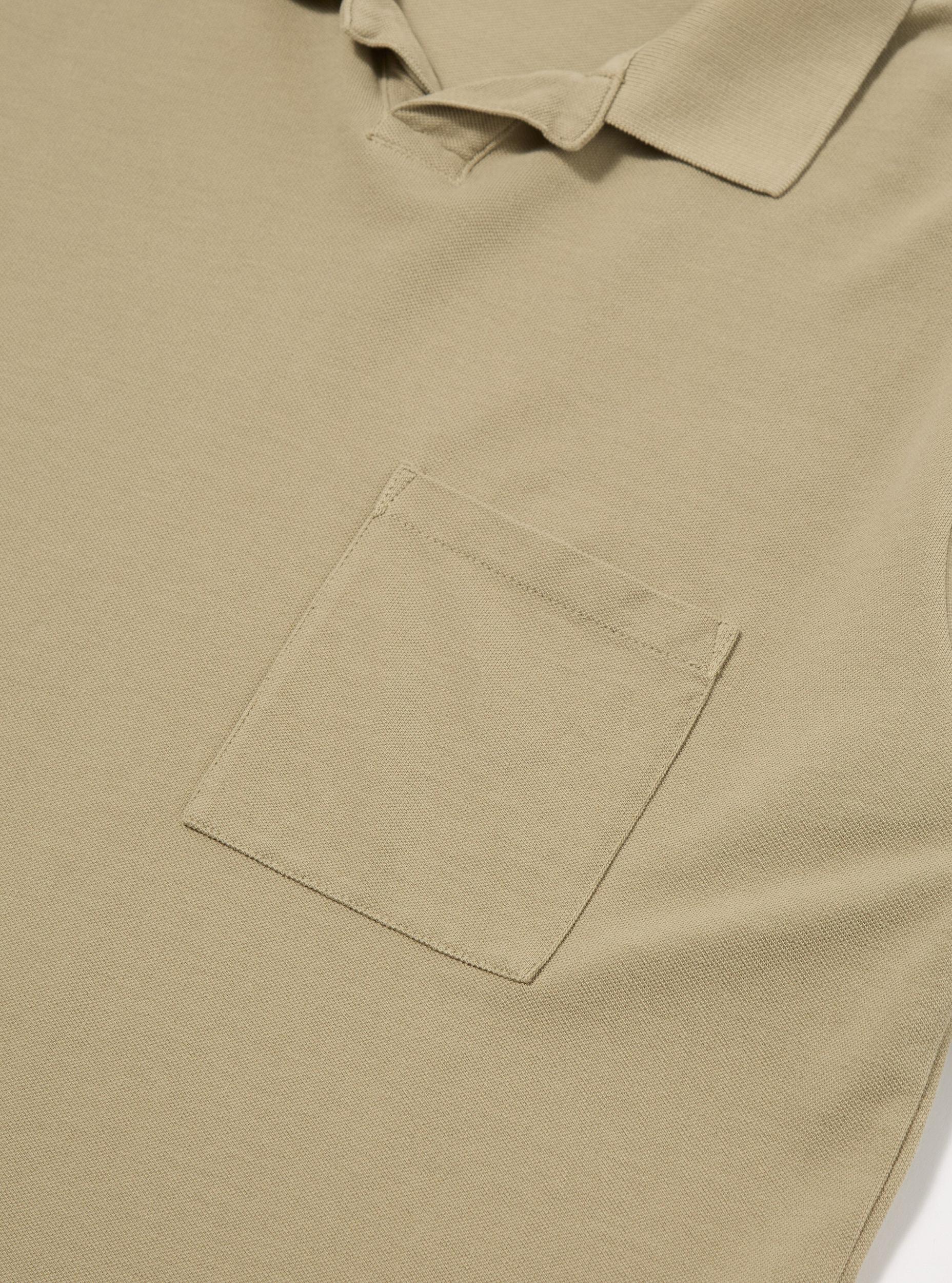 Pale Olive Piquet Vacation Polo Product Image