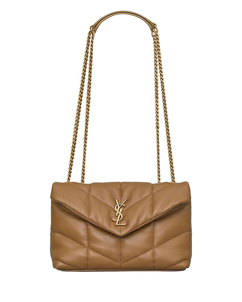 Womens Puffer Toy Shoulder Bag in Quilted Lambskin Product Image