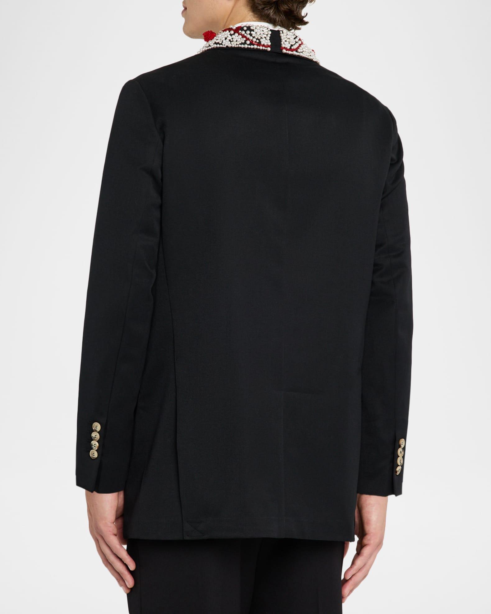 Men's Turbo-Embellished Double-Breasted Dinner Jacket Product Image