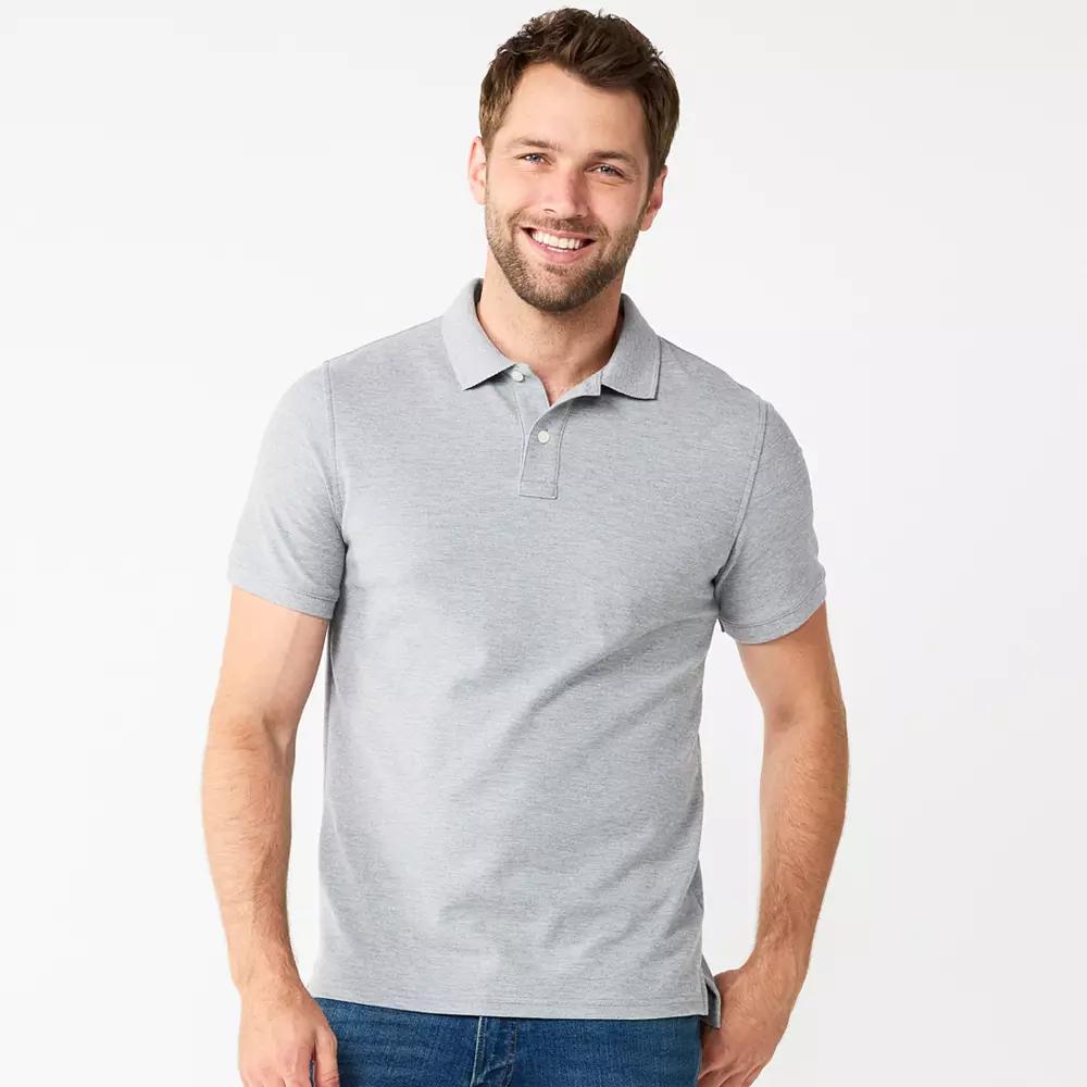 Men's Sonoma Goods For Life® Short Sleeve Pique Polo,  Product Image