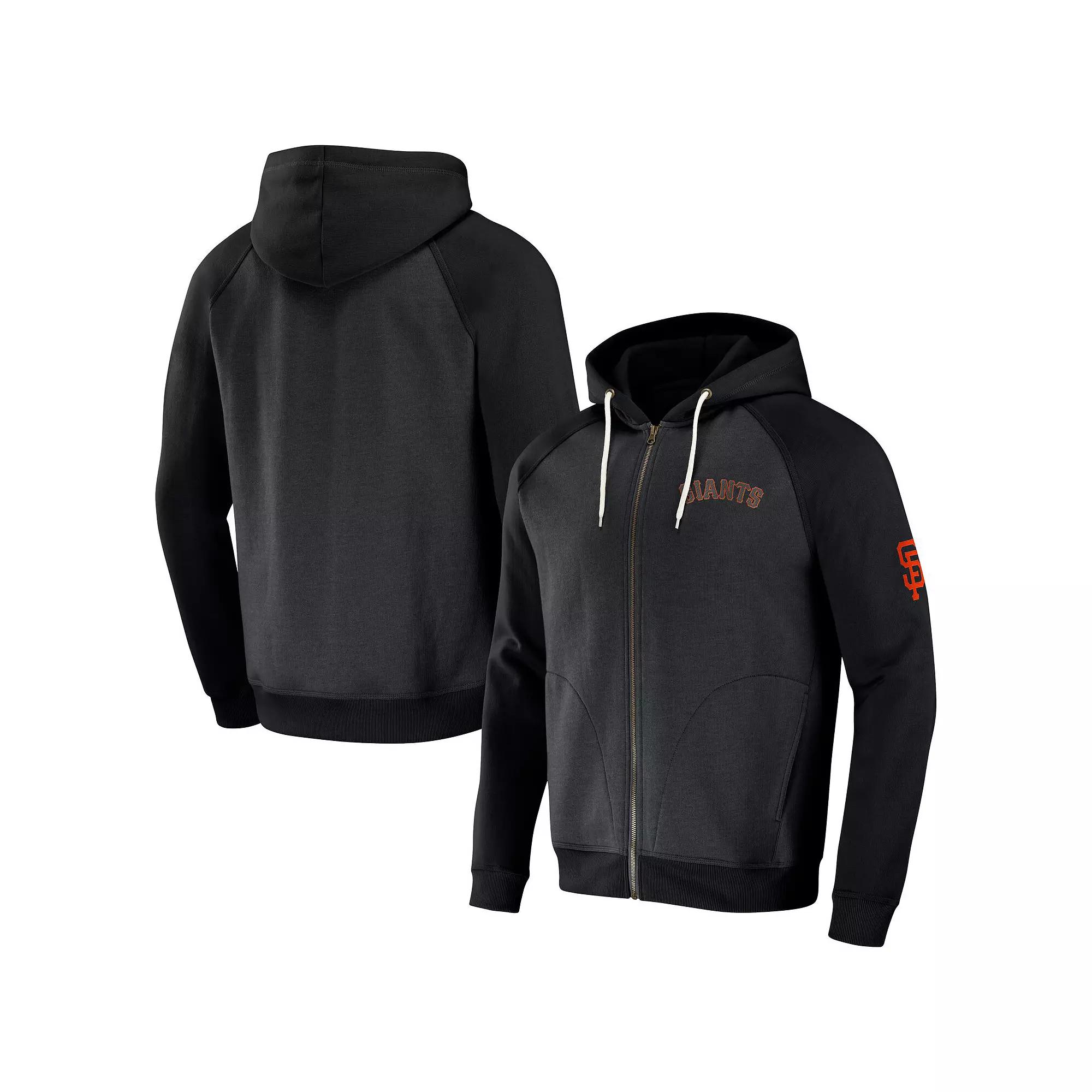 Men's Darius Rucker Collection by Fanatics Black Chicago White Sox Raglan Full-Zip Hoodie,  Product Image