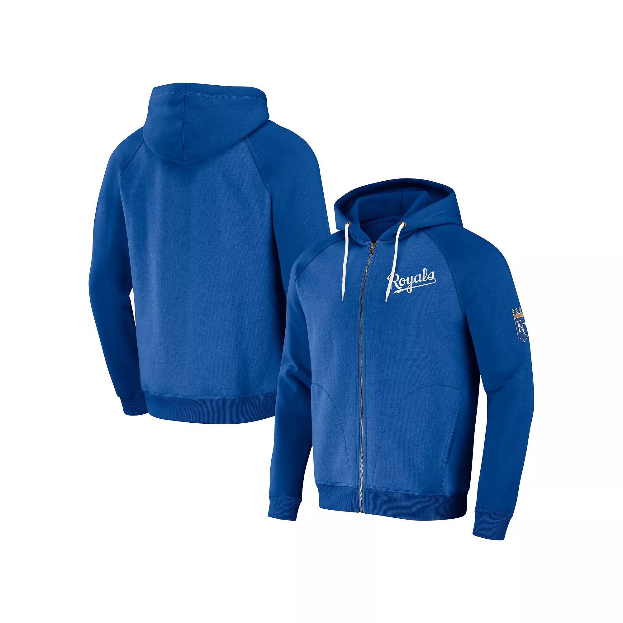 Men's NFL x Darius Rucker Collection by Fanatics Navy Tennessee Titans Raglan Full-Zip Hoodie,  Product Image