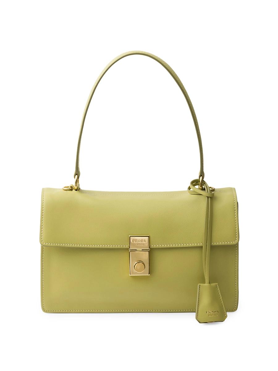 Womens Medium Leather Shoulder Bag Product Image