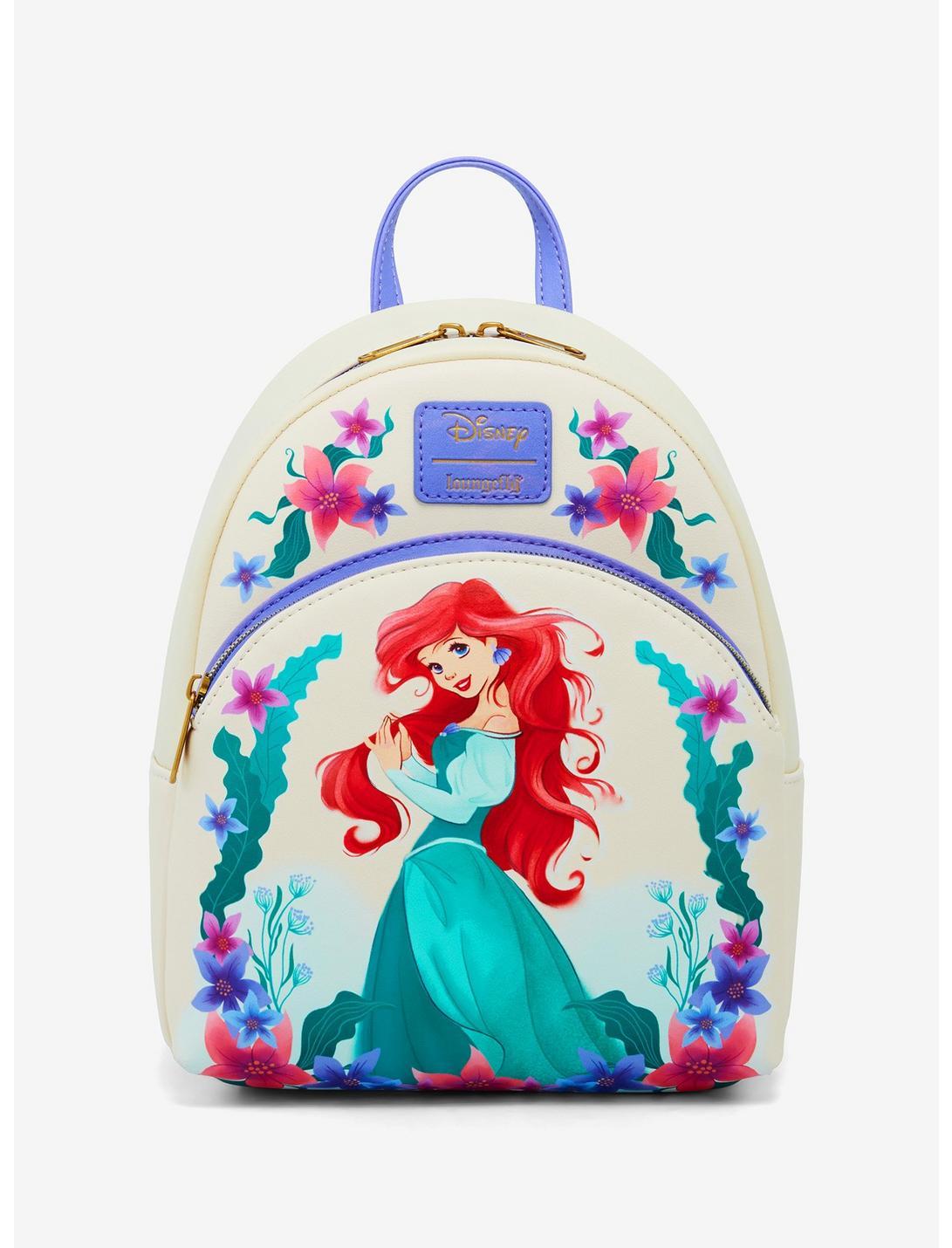Loungefly Disney The Little Mermaid Ariel Sea Flowers Mini Backpack Product Image