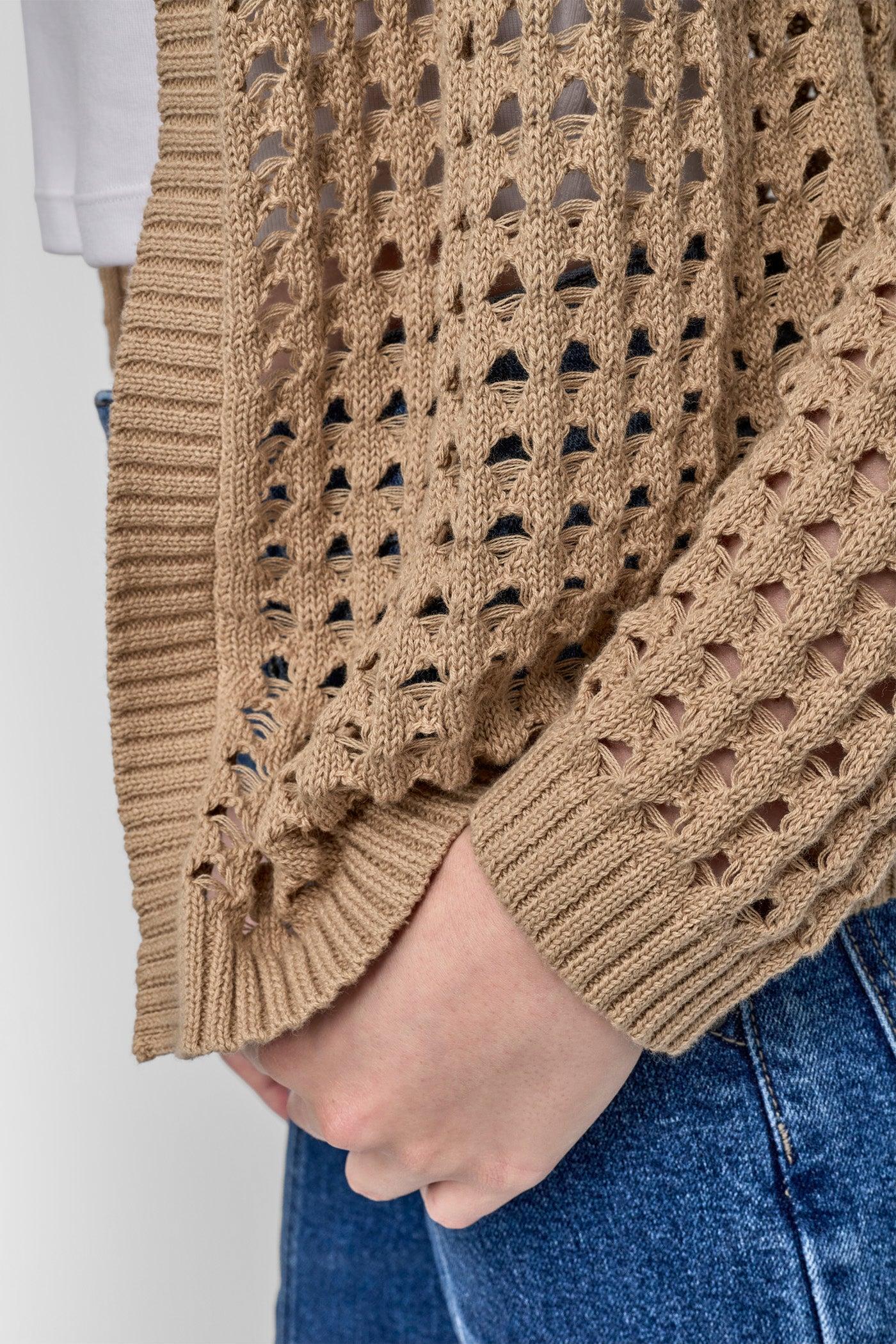 OPEN-STITCH CARDIGAN Product Image