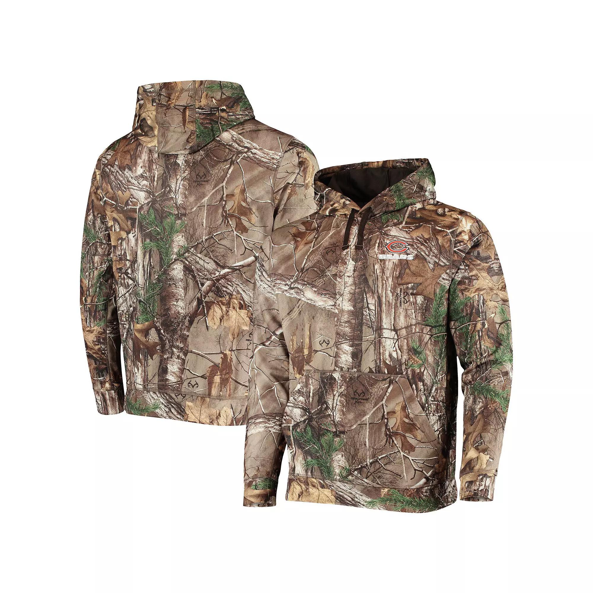 Mens Dunbrooke Realtree Camo Chicago Bears Circle Champion Tech Fleece Pullover Hoodie Product Image