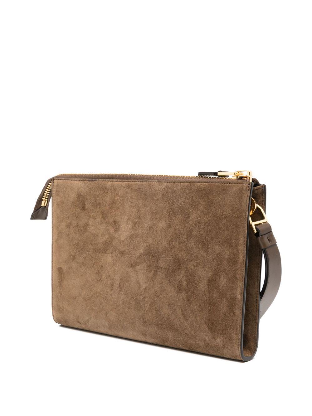 logo-debossed clutch bag Product Image