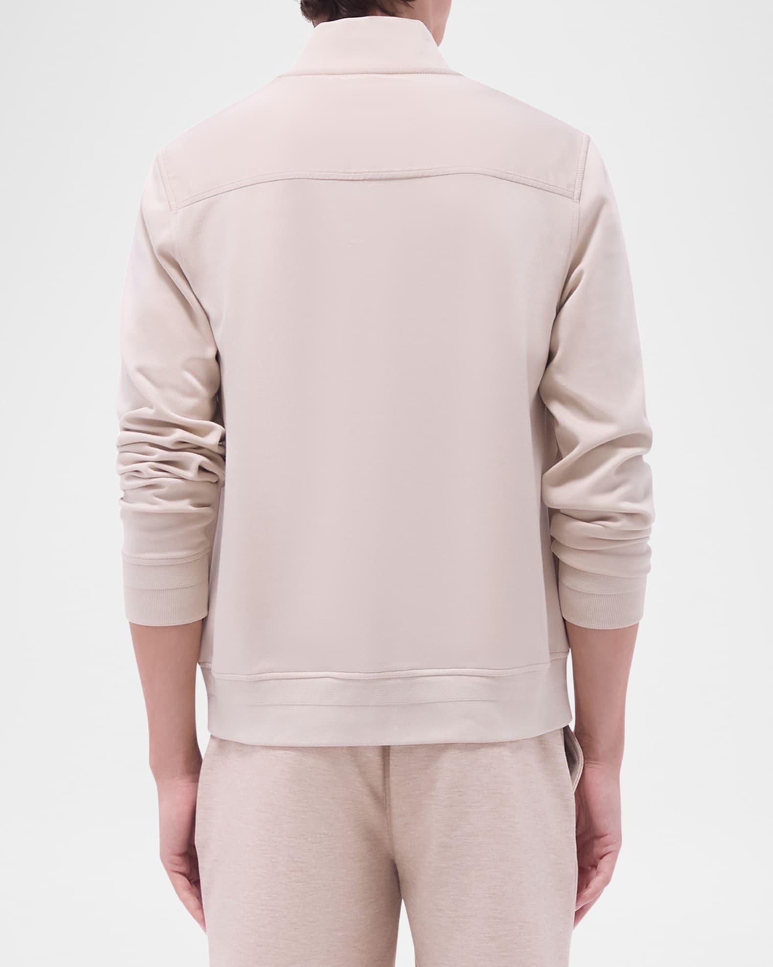 Men's Soft Touch Knit Full-Zip Bomber Jacket Product Image