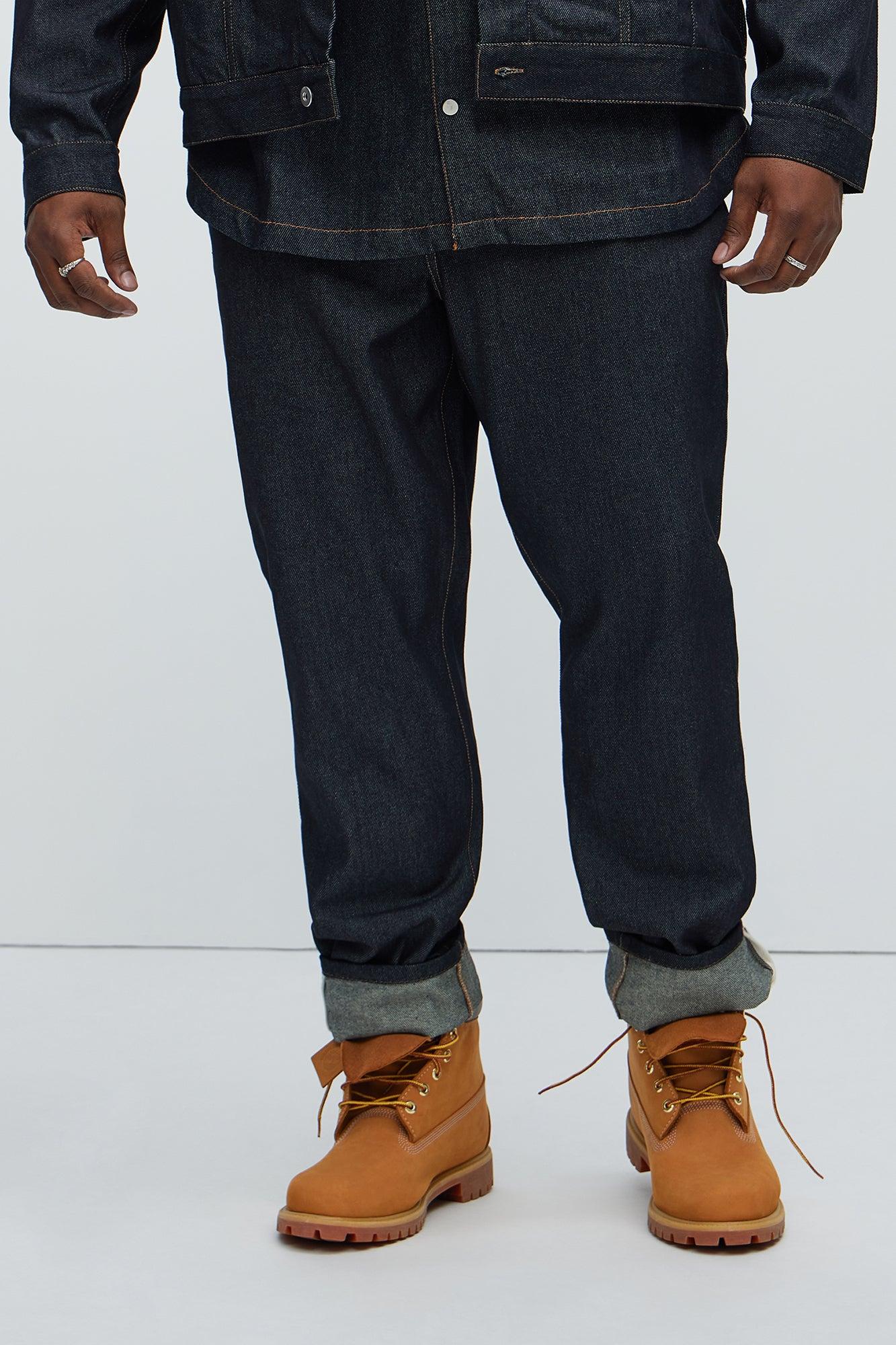 Collin Raw Denim Slim Jeans  - Indigo Product Image