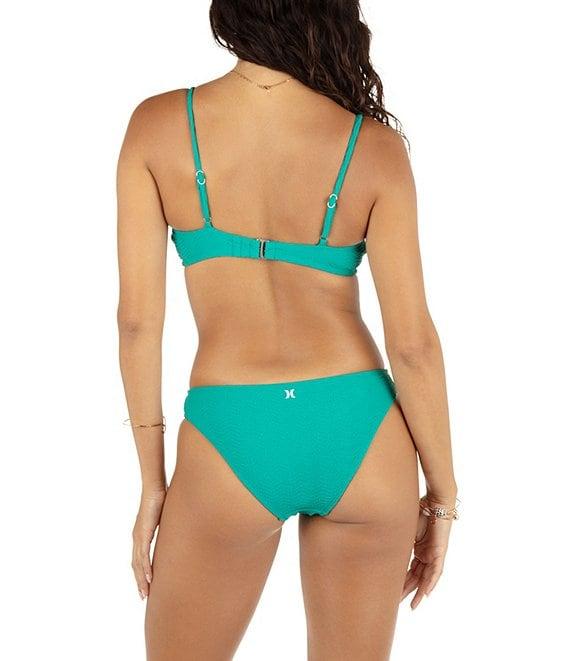 Hurley Wave Scrunch Moderate Hipster Swim Bottom Product Image