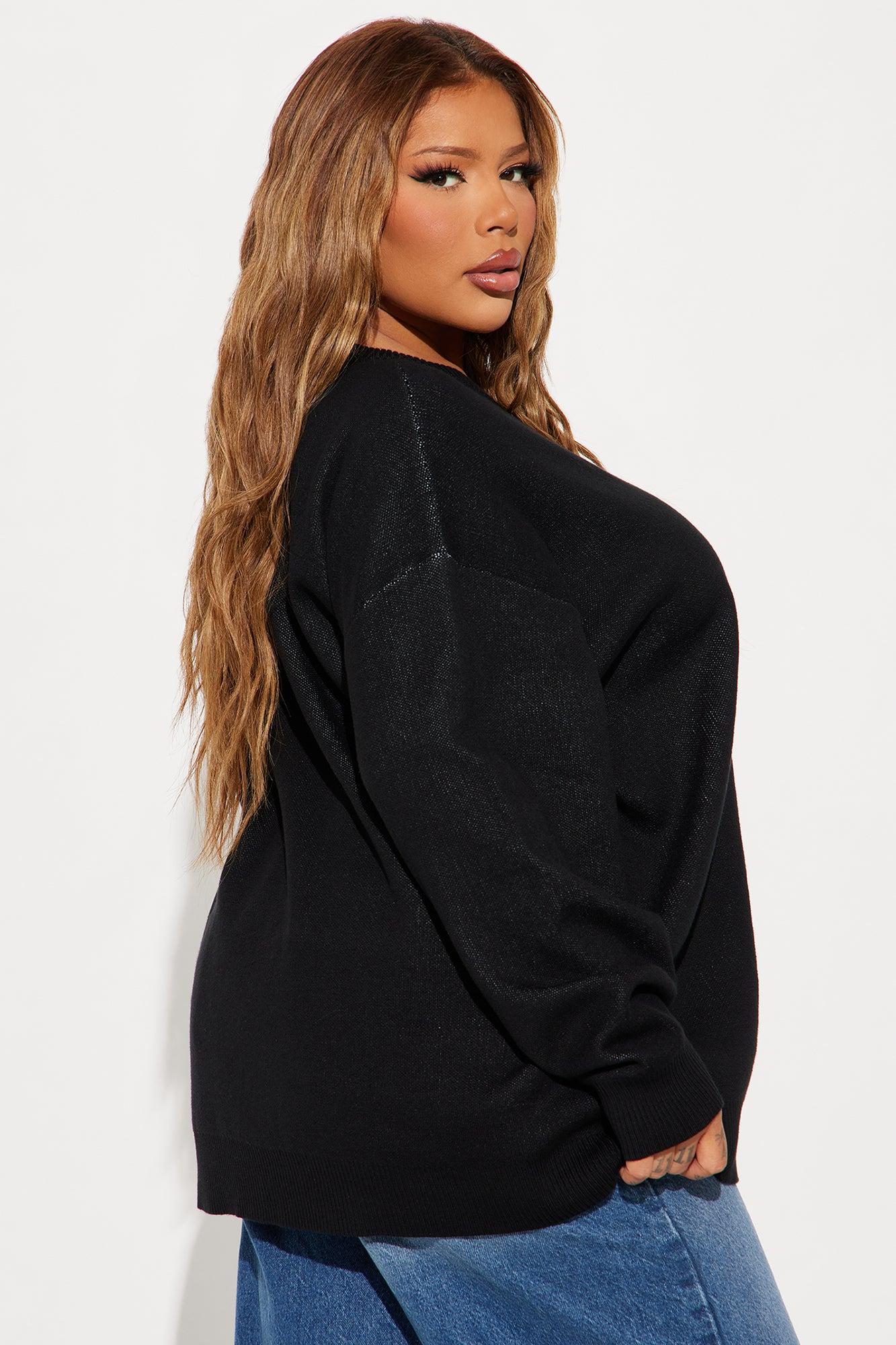 Roll The Dice Sweater - Black/White Product Image