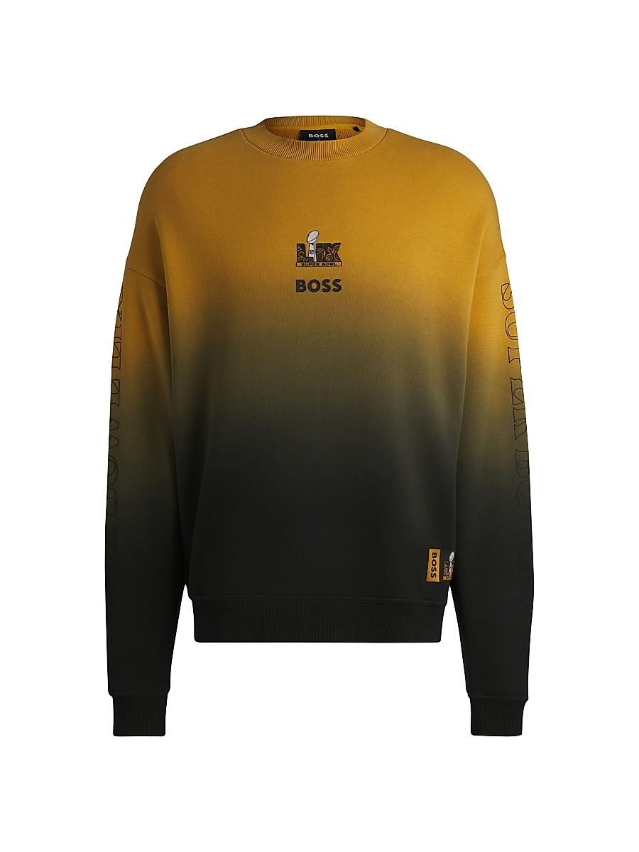 Mens Boss x NFL Cotton Sweatshirt Tone Embroidery Product Image