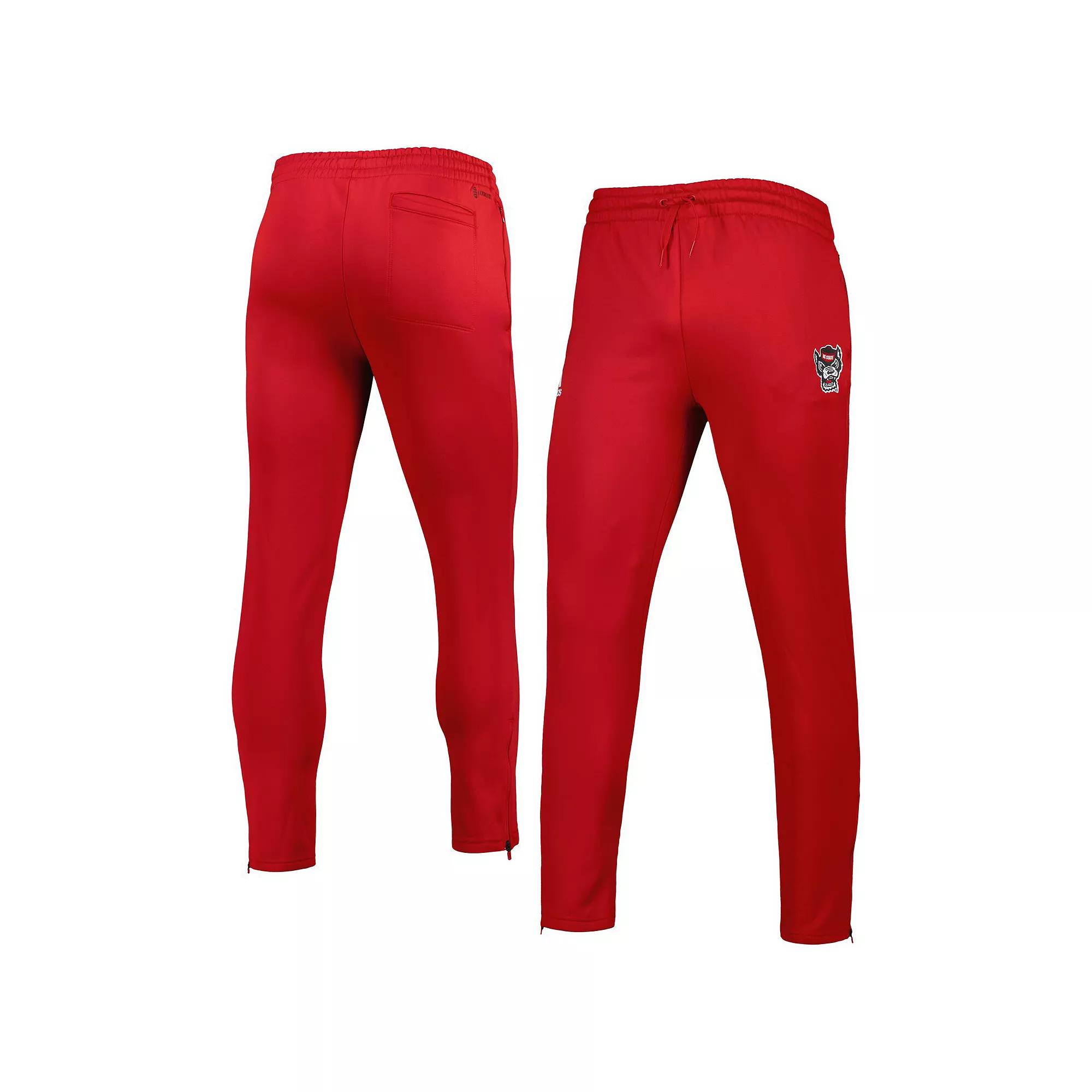 Men's adidas Red NC State Wolfpack AEROREADY Tapered Pants,  Product Image