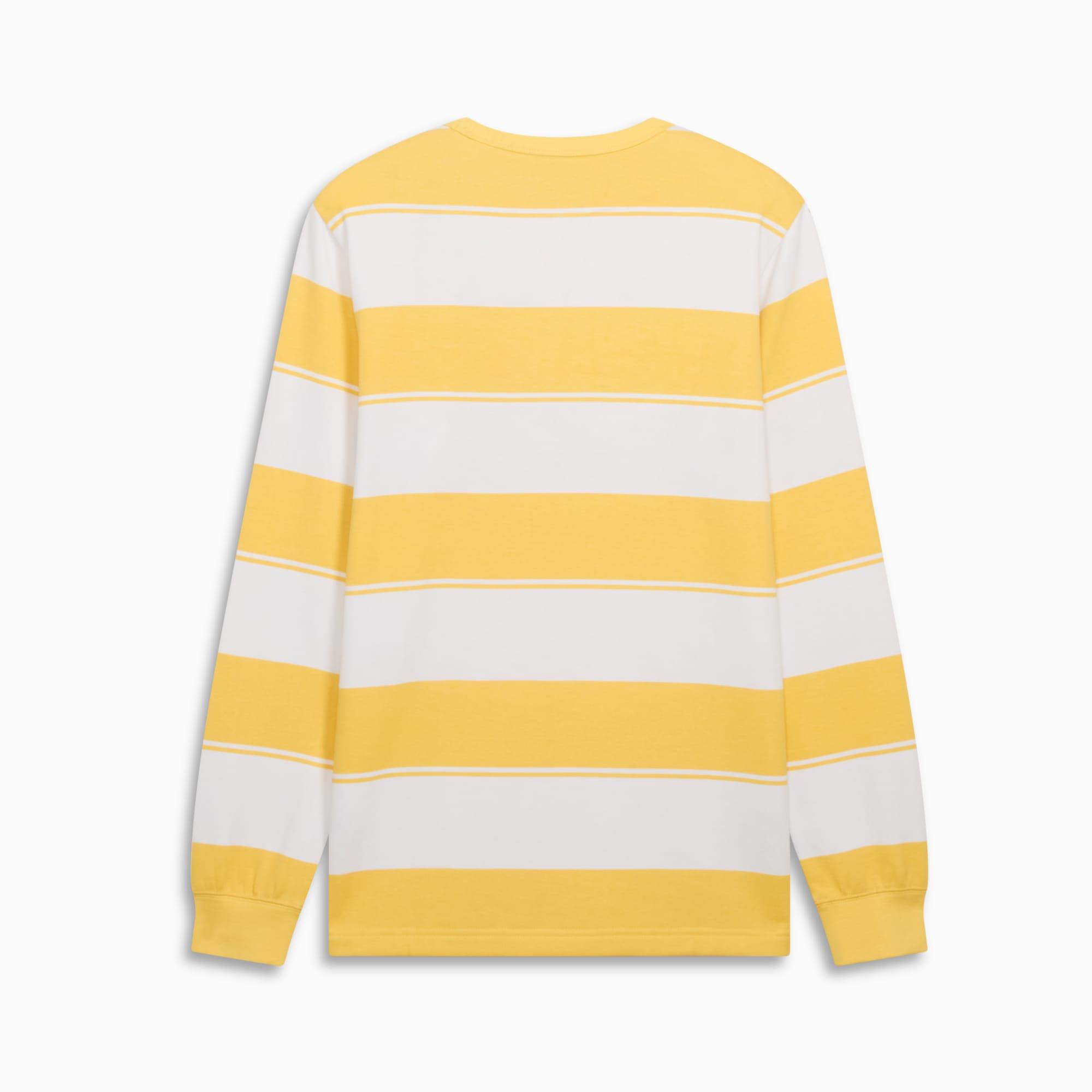 PUMA Class Men's Striped Crew Sweatshirt Product Image