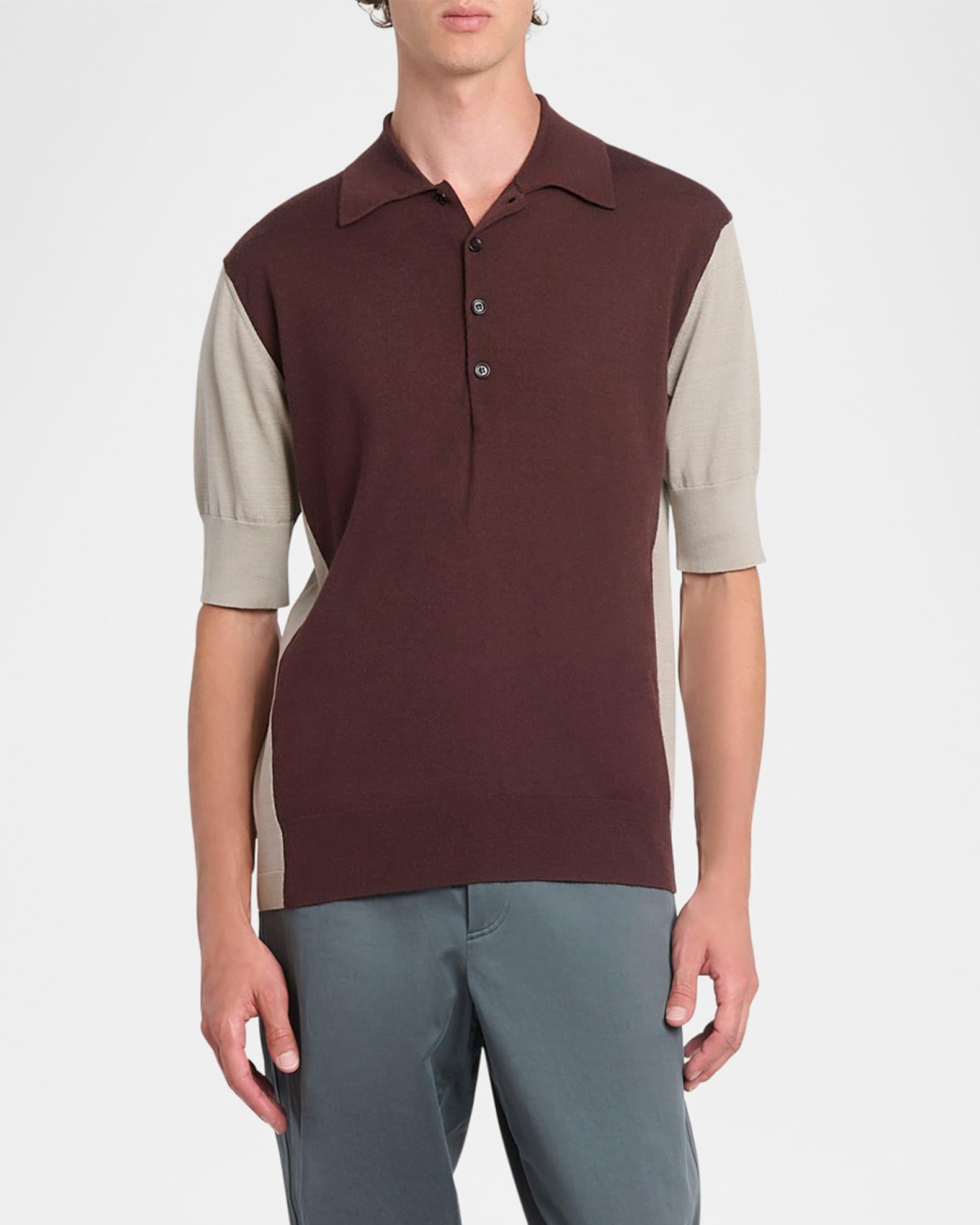 Men's Midland Colorblock Polo Shirt Product Image