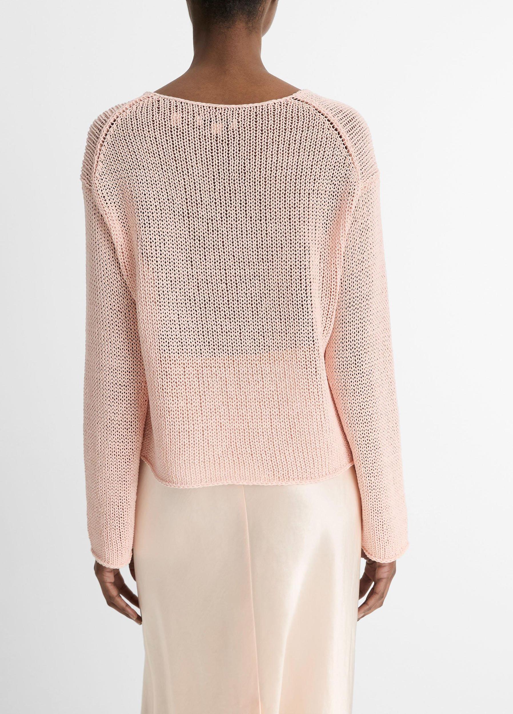 Italian Coated Cotton-Blend Sweater Product Image