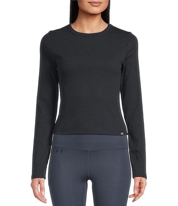 Under Armour Rival Rib Crew Neck Long Sleeve Top Product Image