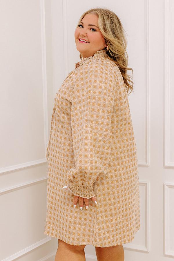 Chasing Sunsets Embroidered Mini Dress Curves Product Image