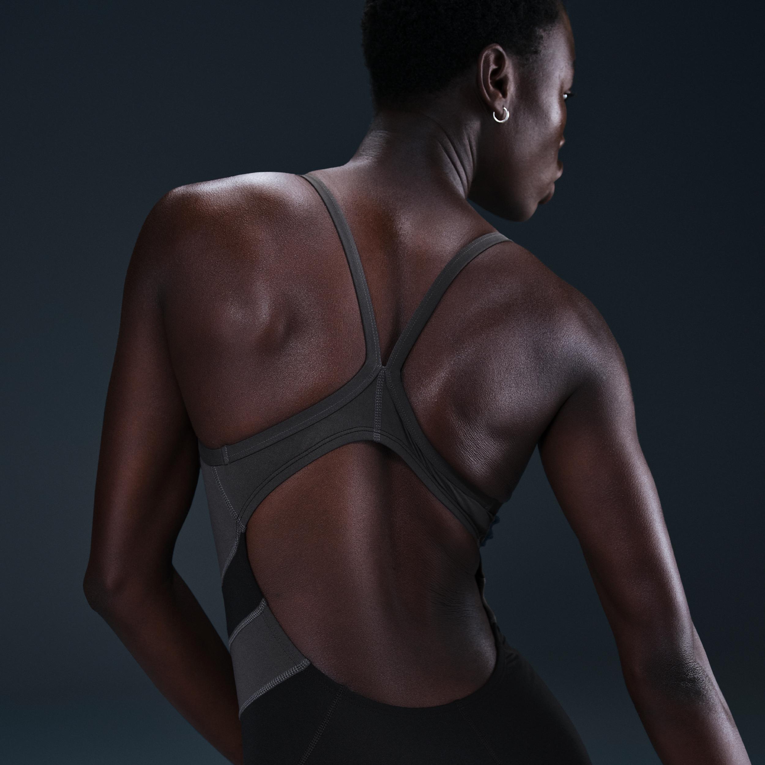 Nike Womens Swim HydraStrong Racerback One-Piece | NESSF026-001 Product Image