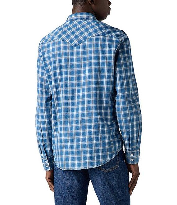Levi's® Long Sleeve Plaid Woven Western Shirt Product Image
