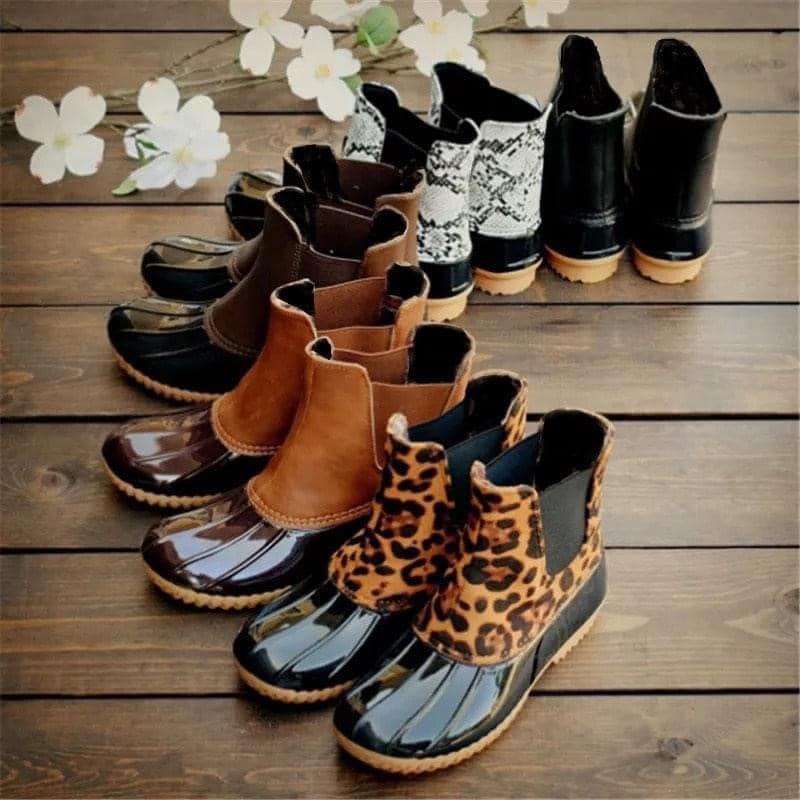 11120   Lace-Up & Slip-On Duck Boots Product Image