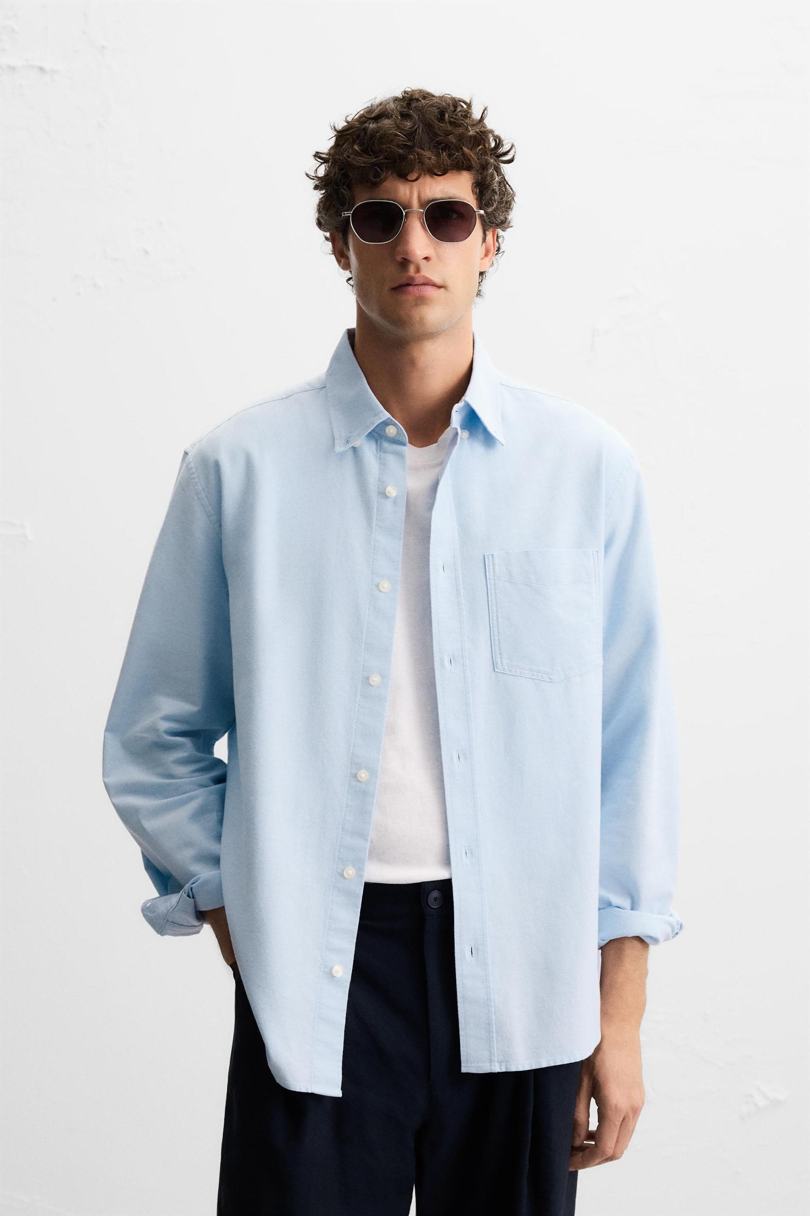 TEXTURED OXFORD SHIRT Product Image