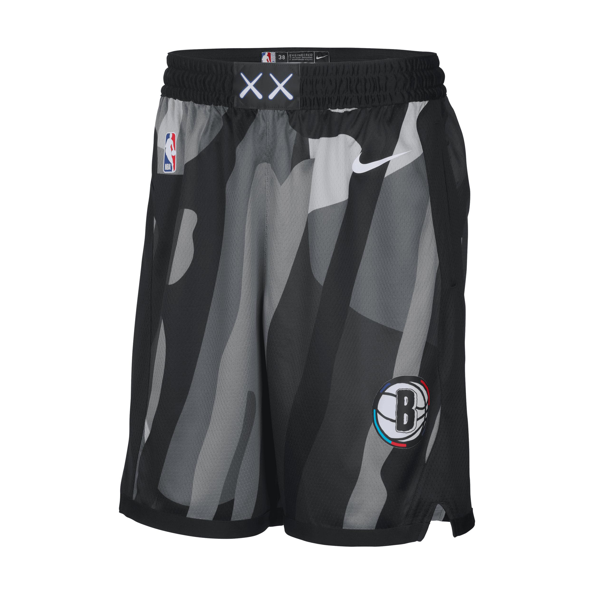 Brooklyn Nets 2024/25 City Edition Men's Nike Dri-FIT NBA Swingman Shorts Product Image
