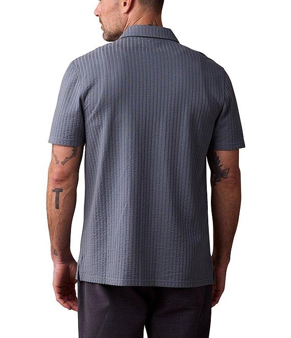 The Normal Brand Short Sleeve Knit Getaway Button Up Shirt Product Image