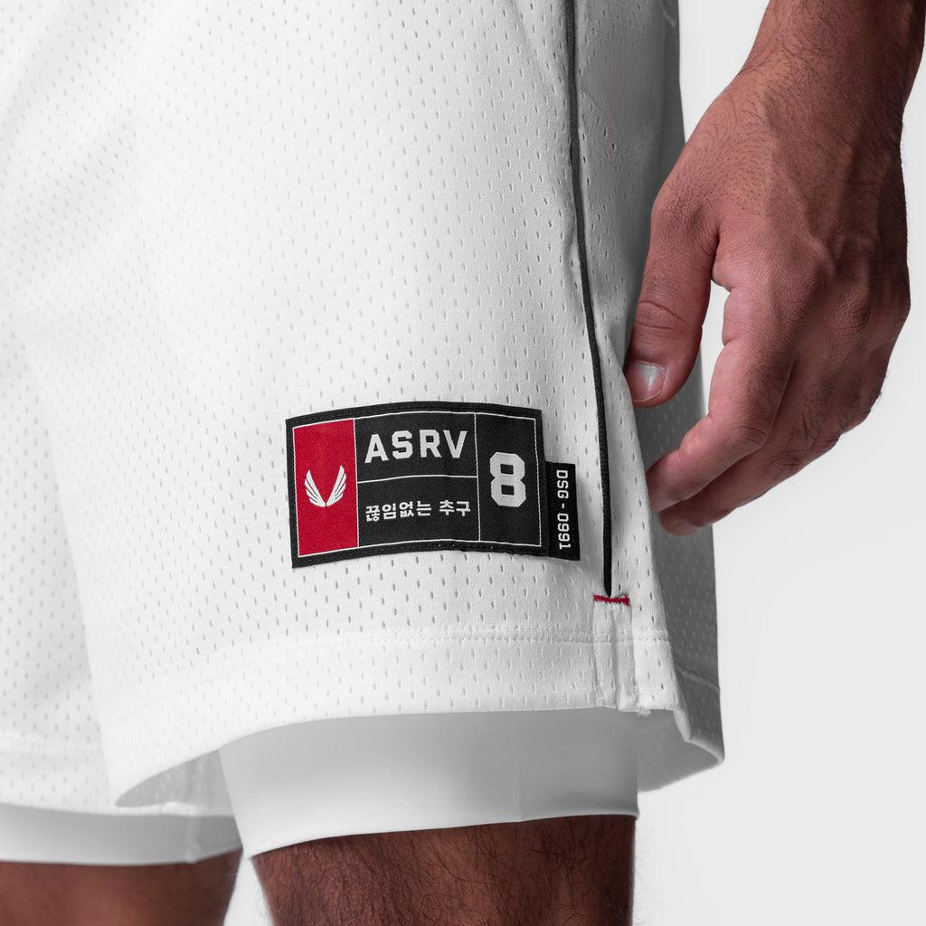 0991. Ion-Mesh 5" Liner Short - White Male Product Image