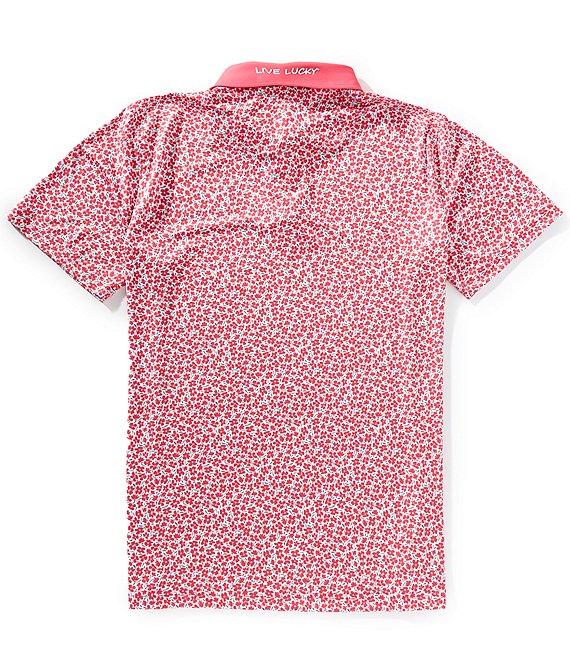 BLACK CLOVER Azalea Short Sleeve Polo Shirt Product Image