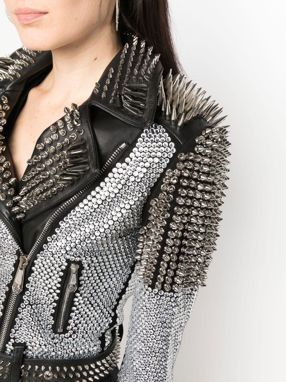 crystal studded jacket Product Image