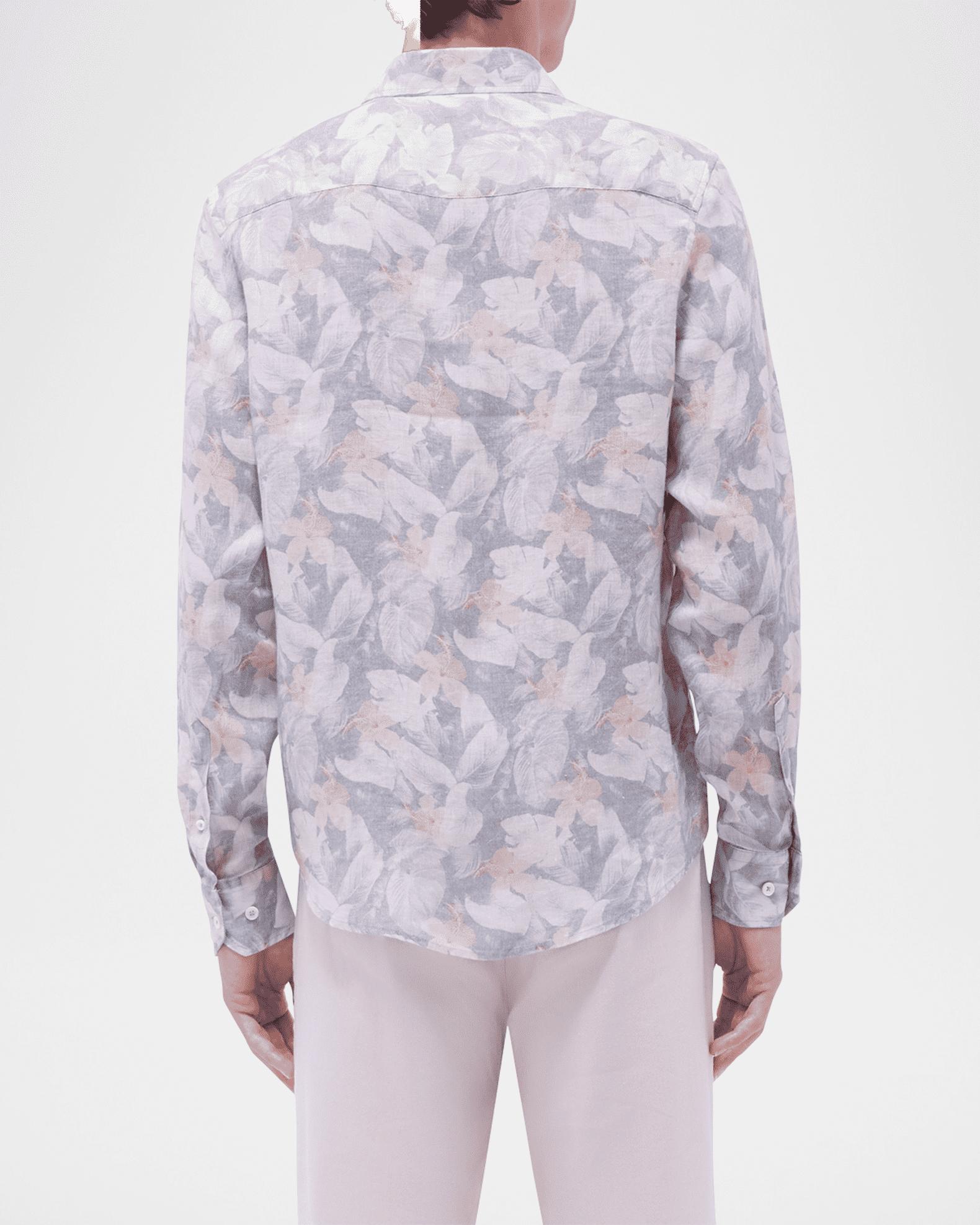 Men's Julien Linen Floral Sport Shirt Product Image