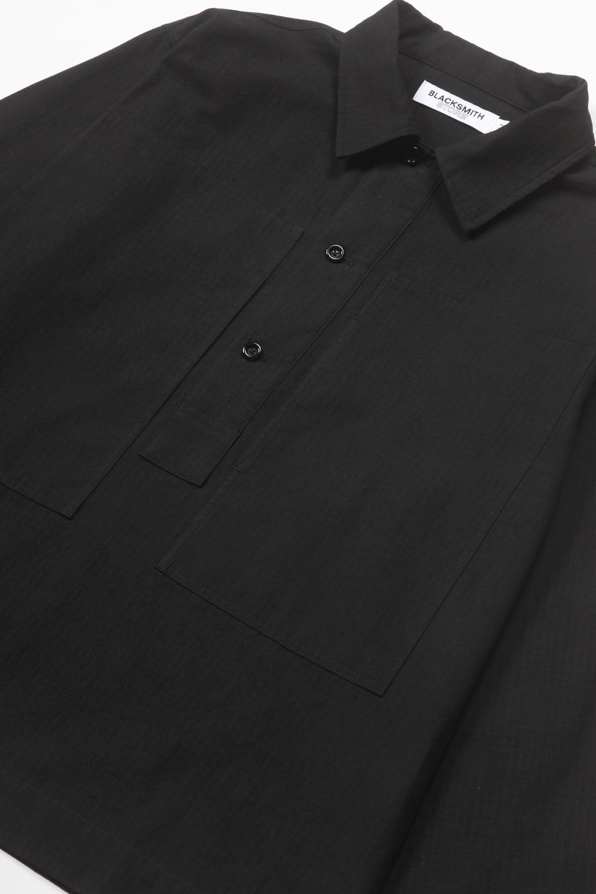 Blacksmith - Ripstop Military Popover - Black Product Image