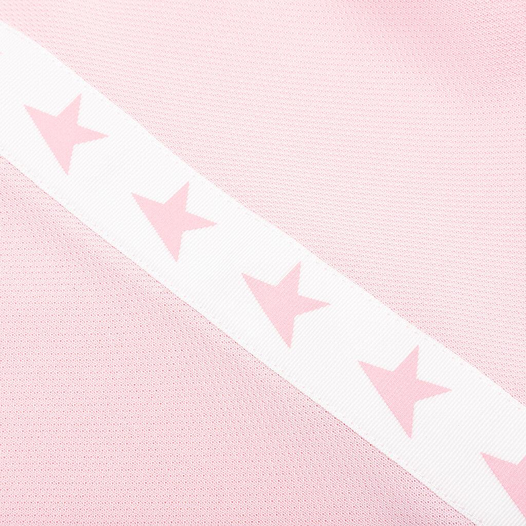 Women's Star Wide Leg Jogging Pant - Rose Shadow/White Female Product Image