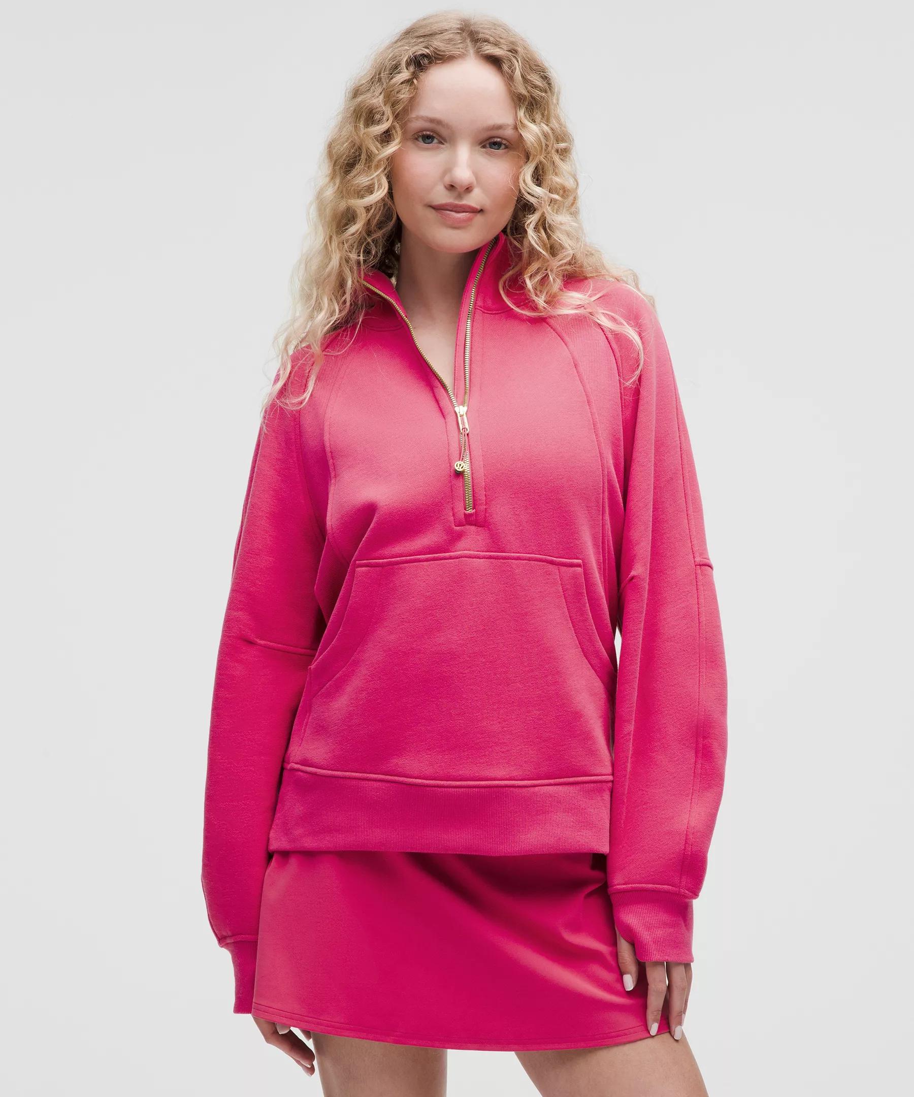 Scuba Oversized Half-Zip Hoodie *Long Product Image