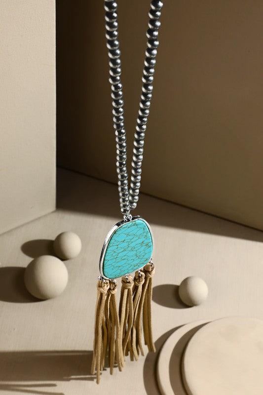 TURQUOISE STATEMENT NECKLACE Product Image