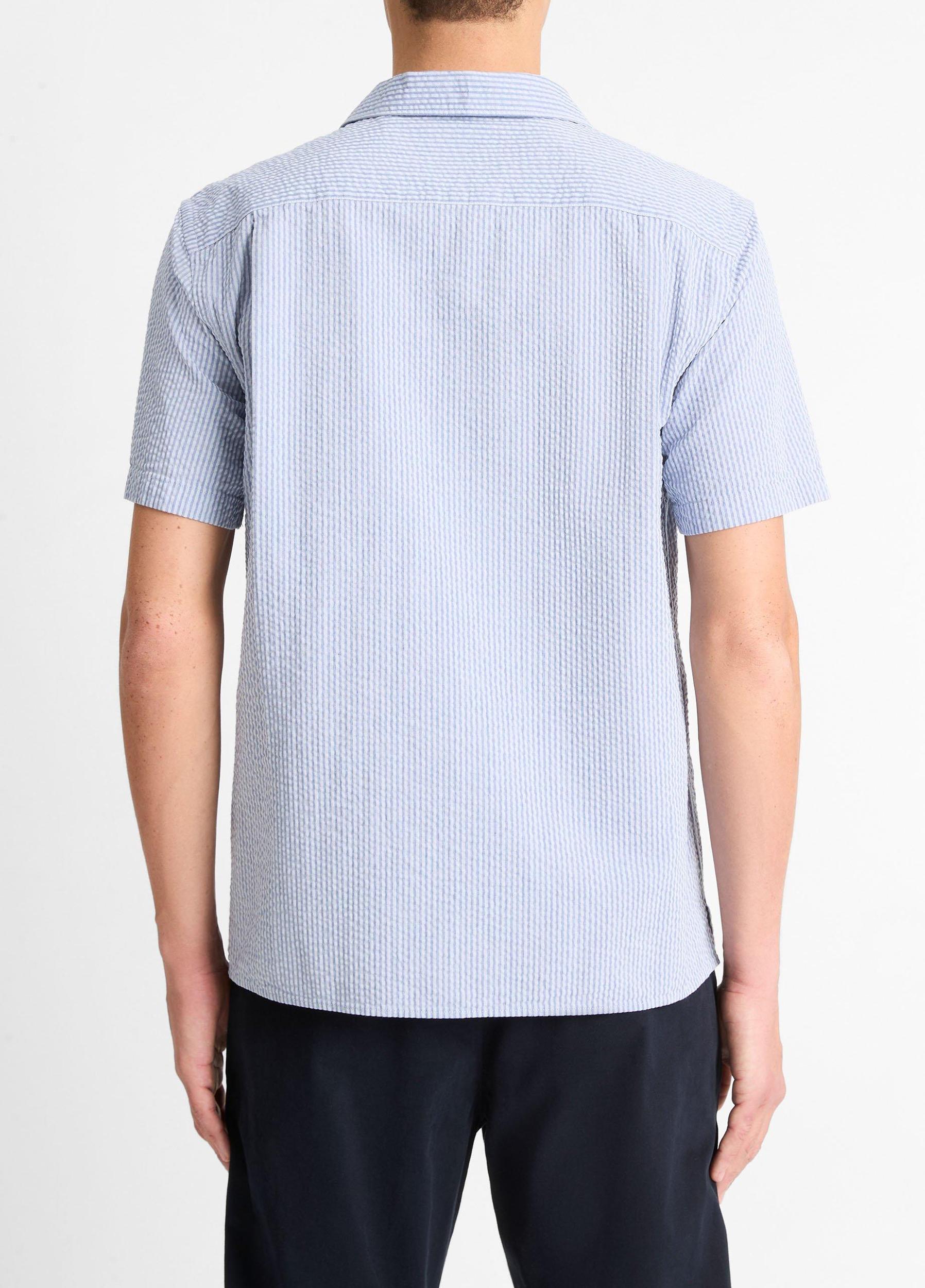 Italian Cotton Seersucker Shirt Product Image