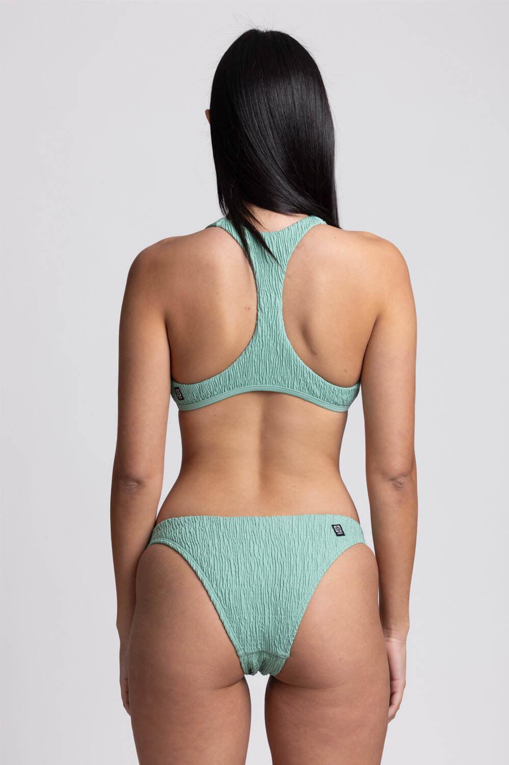 Kelia Smocked Bikini Bottom - Palm Female Product Image