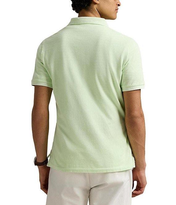 Polo Ralph Lauren Classic Fit Mineral-Dyed Mesh Short Sleeve Polo Shirt Product Image