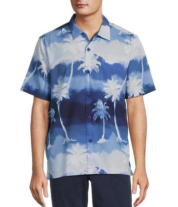 Tommy Bahama Veracruz Cay Palm Showers Short Sleeve Woven Camp Shirt Product Image