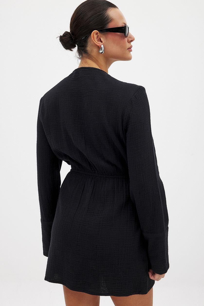 Twisted Front Shirt Dress Product Image