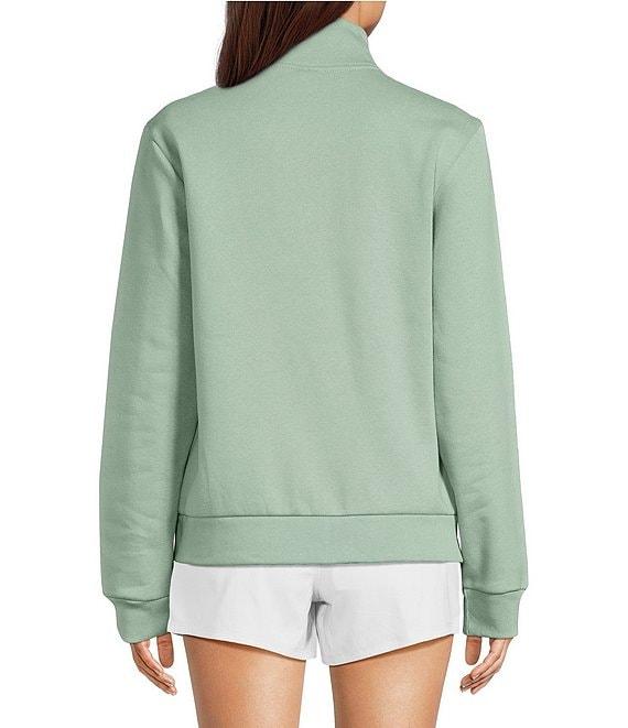 The North Face Evolution Embroidered Logo Mock Neck Quarter Zip Pullover Product Image