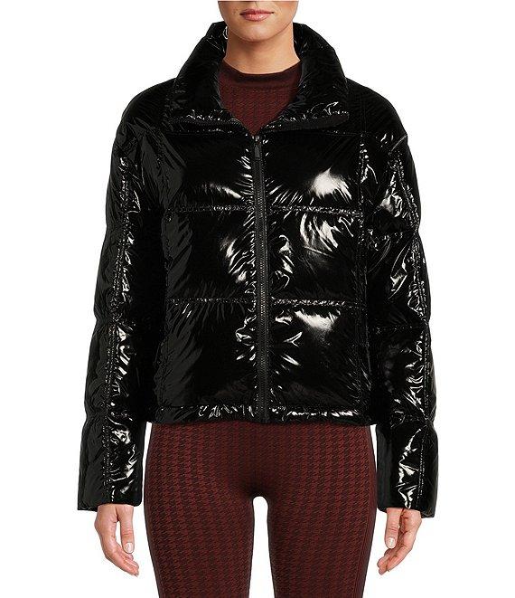 Antonio Melani Stand Collar Front Zip Ski Puffer Jacket Product Image