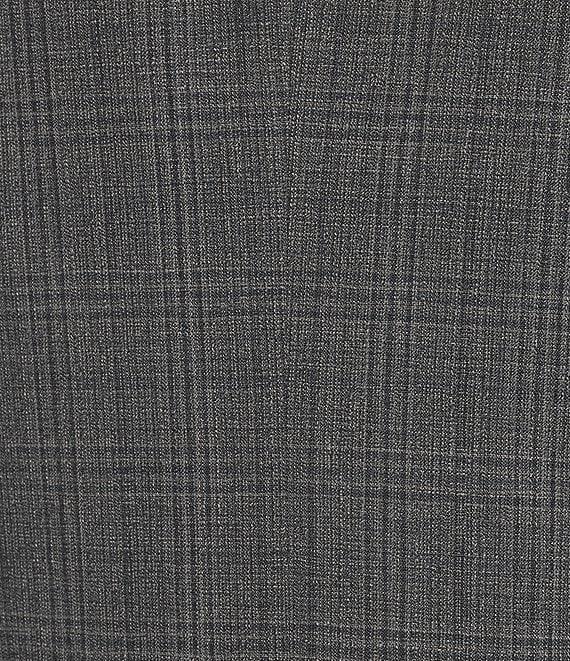 John Varvatos Slim Fit Flat Front Plaid Print 2-Piece Suit Product Image