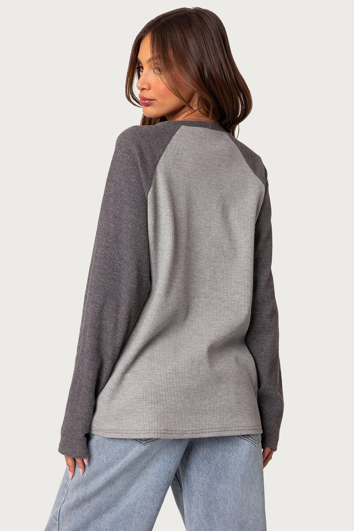 Me Time Oversized Waffle Top Product Image